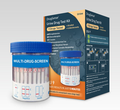 DrugSense DSU9 Urine Drug Testing Kit - Single
