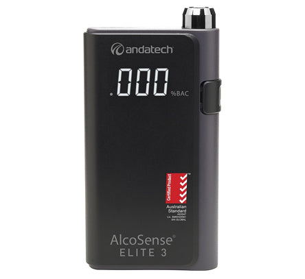 AlcoSense Elite 3 Personal Breathalyser - AS3547 Certified