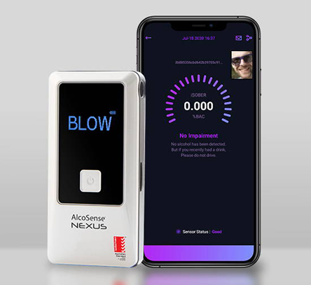 AlcoSense Nexus Personal Breathalyser w/ Bluetooth