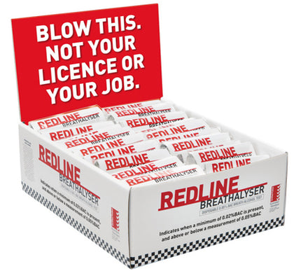 REDLINE Disposable Personal Breathalyser - 10 Pack