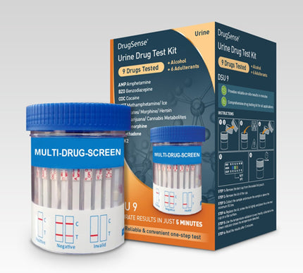DrugSense DSU9 Urine Drug Testing Kit - Single
