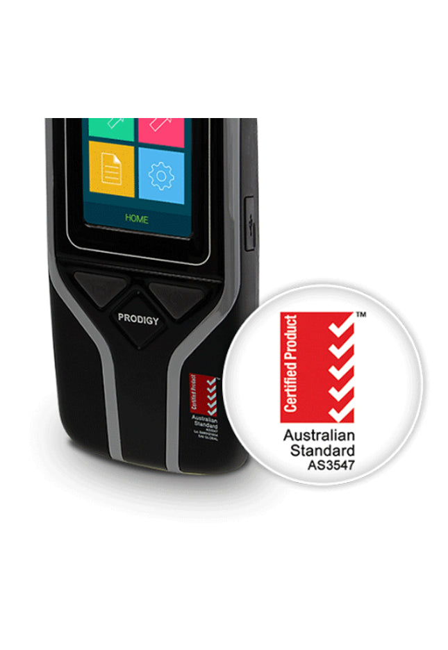 AlcoSense Prodigy S Fuel Cell Workplace Breathalyser - AS3547:2019 Certified