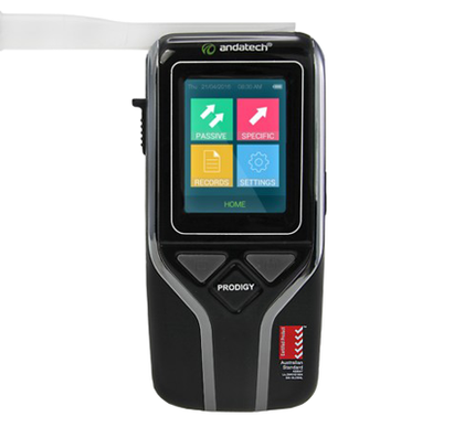 AlcoSense Prodigy S Fuel Cell Workplace Breathalyser - AS3547:2019 Certified