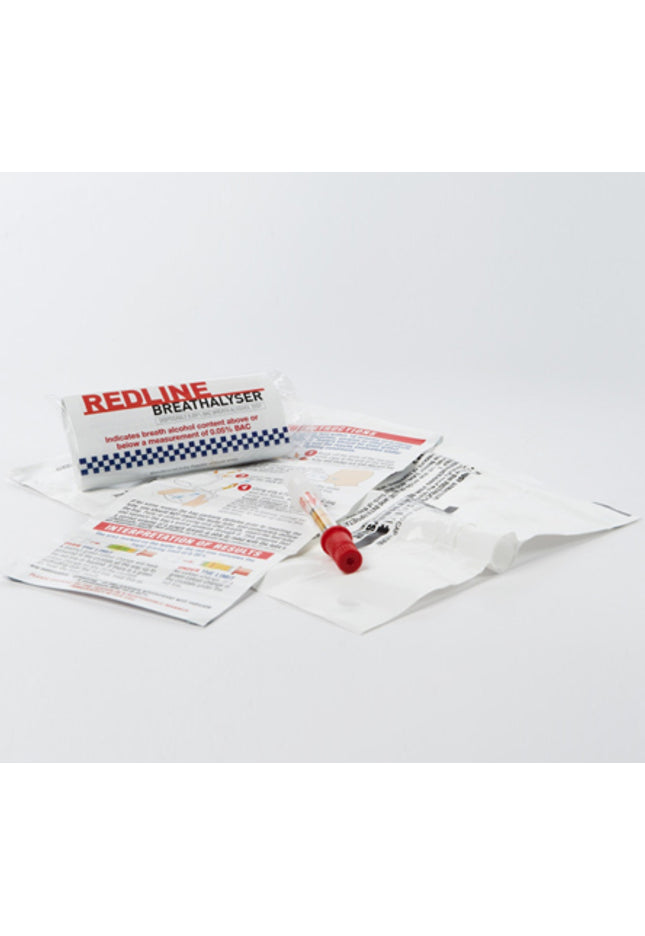 REDLINE Disposable Personal Breathalyser - 10 Pack
