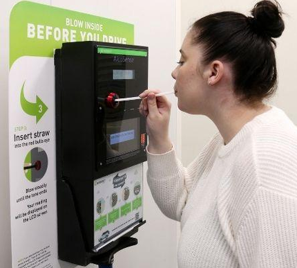 AlcoSense Soberpoint 3 Lite Wall-Mounted Workplace Breathalyser