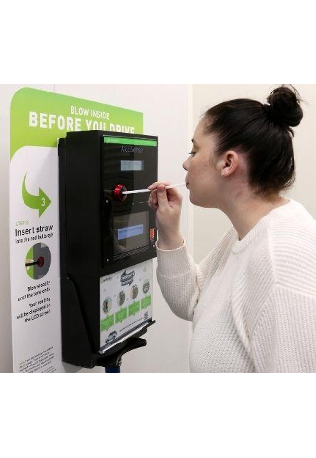 AlcoSense Soberpoint 3 Lite Wall-Mounted Workplace Breathalyser